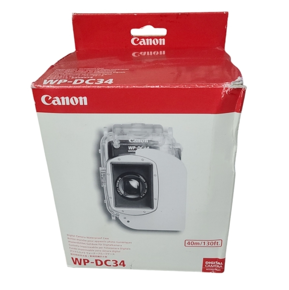 Canon WP-DC34 waterproof case marine under water housing